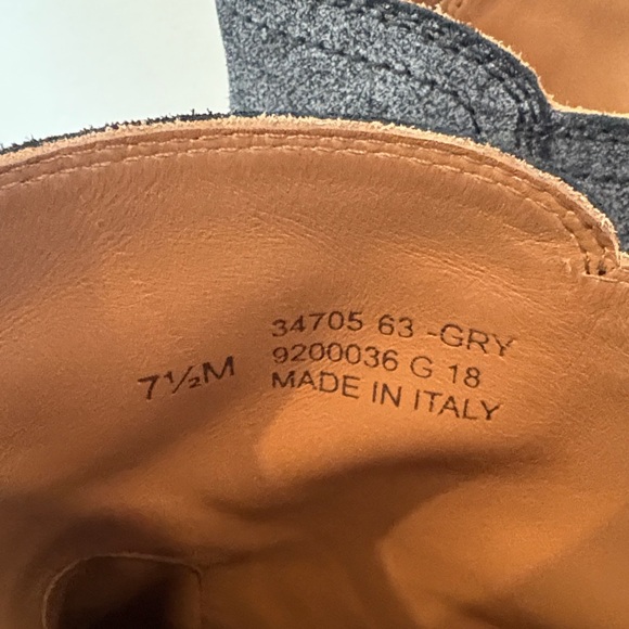 Frye Distressed Black Ankle Booties - Picture 3 of 7